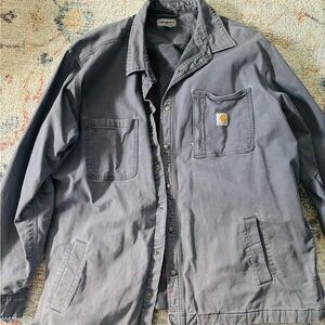 Carhartt Men's Charcoal Gray Shirt Jacket